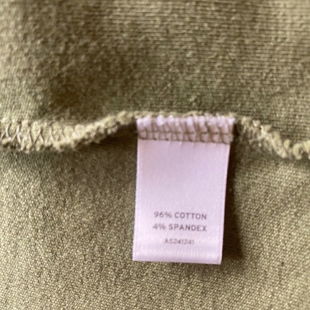🆕💼Amber Sun Drape Front Olive Green Cardigan - Picture 6 of 8